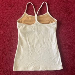 Lululemon Power Pose tank size 4 white